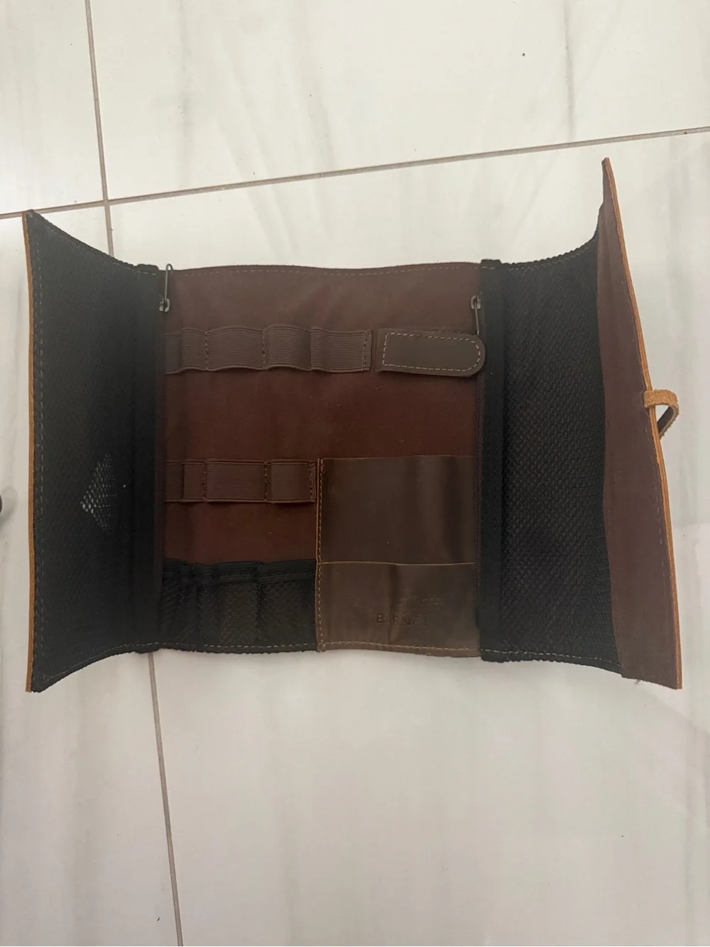 Barney Travel Wallet Leather Handcrafted Gift